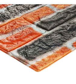 Панель самоклеящаяся Lako Decor 3D, кирпич рыжий