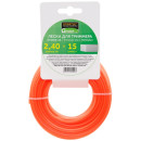 Леска для триммера 2.4 мм х 15 м сечение квадрат STARTUL GARDEN ST6056-24 (ST6056-24) 