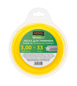 Леска для триммера 3.0 мм х 33 м сечение "звездочка" STARTUL GARDEN ST6060-30