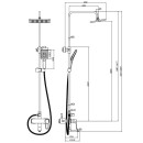 Душевая система с смесителем Rossinka Silvermix RS46-46 (RS46-46) 