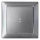 Переключатель 1-кл. серебро 10А Стиль Bylectrica (С6 10-807 сер) 