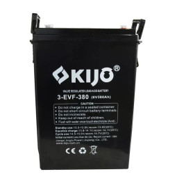 Аккумулятор автомобильный Kijo 6V 3-EVF-380Ah (M8+DIN)