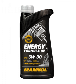 Моторное масло Mannol 7701 Energy Formula OP SAE 5W-30 API SN 1л.