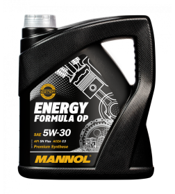 Моторное масло Mannol 7701 Energy Formula OP SAE 5W-30 API SN  4л.