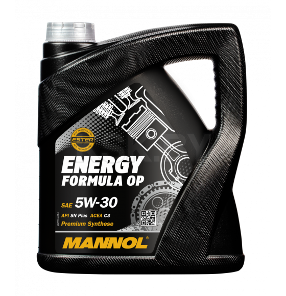 Моторное масло Mannol 7701 Energy Formula OP SAE 5W-30 API SN  4л. (MN7701-4) 