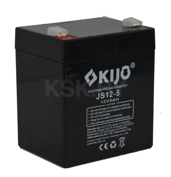 Аккумулятор Kijo 12V   5 Ah (F2) (12V5AH Kijo) 