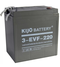 Аккумулятор автомобильный Kijo 6V 3-EVF-220Ah (M8+DIN)