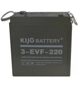 Аккумулятор автомобильный Kijo 6V 3-EVF-220Ah (M8+DIN)