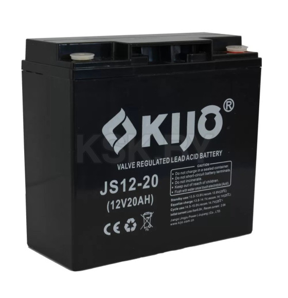 Аккумулятор автомобильный Kijo 12V  20 Ah (M5) (12V20AH) 