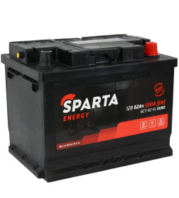 Аккумулятор автомобильный SPARTA Energy  6СТ-62 Евро