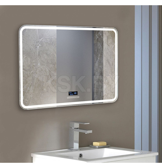 Зеркало с подсветкой Silver Mirrors.Давид-S Led 800х550х30мм  (сенсорный выключатель бегущая подсветка) (00002738) 