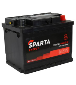 Аккумулятор автомобильный SPARTA Energy  6СТ-55 Евро