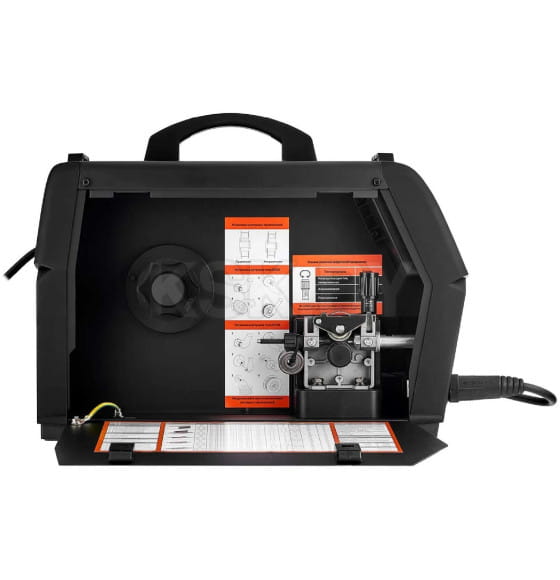 Полуавтомат сварочный Сварог MIG 200 "REAL SMART" (N2A5)  Black (маска+краги) (98557) 