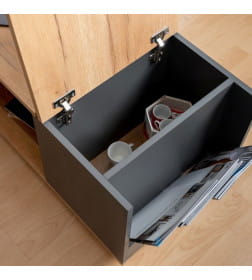 Стол журнальный Crown16 Дуб Золотистый/Графит Глазовская мебельная фабрика 00176674_157