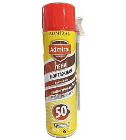 Пена PU монтажная ADMIRAL 55  всесезонная ,  550мл