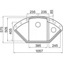 Мойка кухонная Elleci Easy CORNER M70 Ghisa (Easy CORNER M70 Ghisa) 