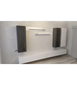 Комплект навесных полок Point (Белый)