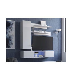 Шкаф навесной Point Тип-20 (Белый/Белый глянец)