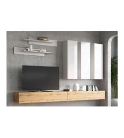 Шкаф навесной Point Тип-20 (Белый/Белый глянец)