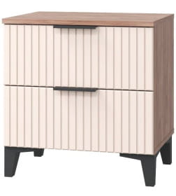 Тумба прикроватная Тоскана (Дуб Табачный/Бисквит)