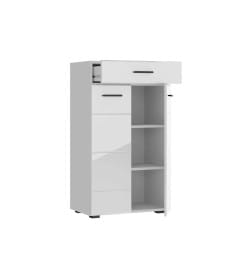 Комод Gloss КМВ-80 (Белый/Белый глянец)