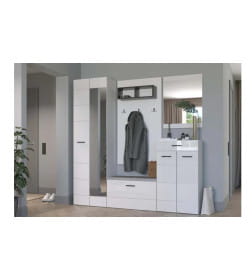 Комод Gloss КМВ-80 (Белый/Белый глянец)