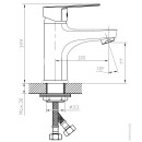 Смеситель Esko Hill для умывальника, HI 26 (HI 26) 