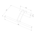 Светильник настенный светодиодный Simple LED бронза 3000К MRL LED 10W 1011 IP20 бронза (a063695) 