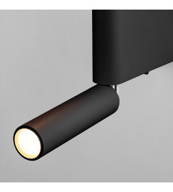 Светильник настенный светодиодный Sarca LED черный 4000К 40111/LED черный