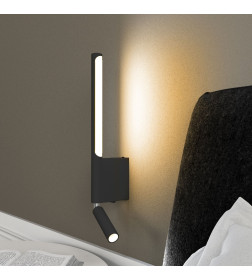 Светильник настенный светодиодный Sarca LED черный 4000К 40111/LED черный