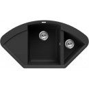Мойка кухонная из гранита Elleci Easy CORNER Full Black 40 (Easy CORNER G40 Full Black) 