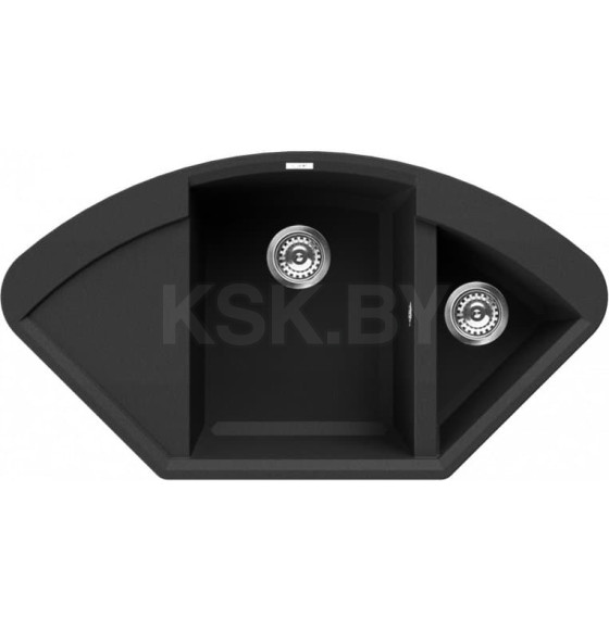 Мойка кухонная из гранита Elleci Easy CORNER Full Black 40 (Easy CORNER G40 Full Black) 