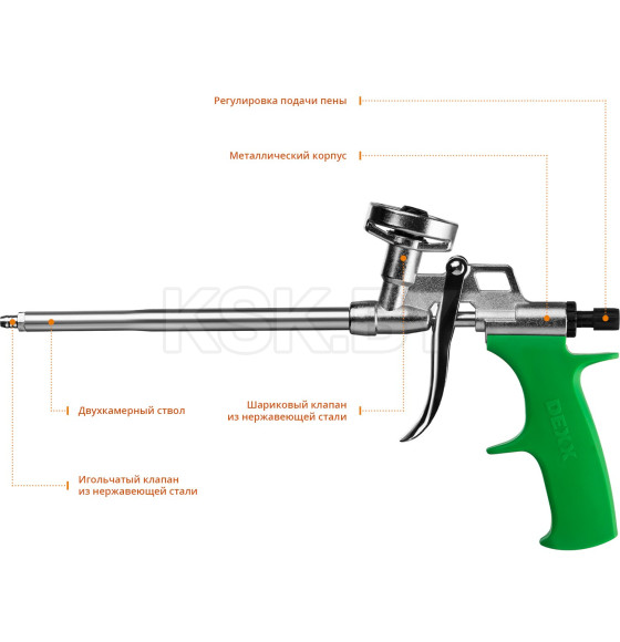 Пистолет для монтажной пены DEXX PRO (06868_z01) 