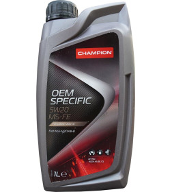 Масло моторное Champion OEM Specific 5W-20 MS-FE, 1л