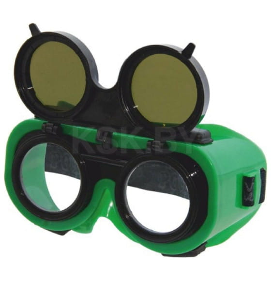 Очки защитные закрытые с зашитой от истирания и царапин (светофильтр 5) СОМЗ ЗНД2-Г1 "Адмирал" PL 23231 (23231) 