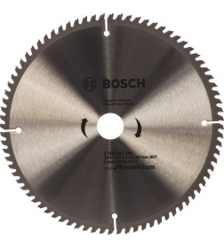 Диск пильный универсальный 254х80Tх30 мм ECO ALUMINIUM BOSCH 2608644394