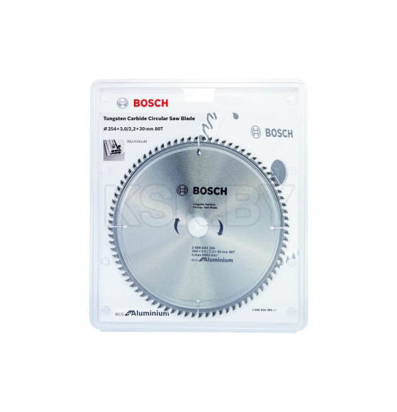 Диск пильный универсальный 254х80Tх30 мм ECO ALUMINIUM BOSCH 2608644394 (2608644394) 