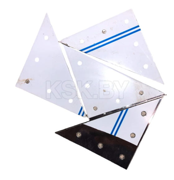 Уголок крепежный нерж.сталь 85х85 мм (4 шт)