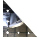 Уголок крепежный нерж.сталь 85х85 мм (4 шт)