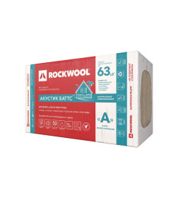 Шумоизоляция Rockwool АКУСТИК БАТТС 100х600х1000мм (3,6м2/0,36м3)