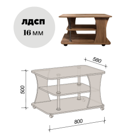 Стол-рабочий СН-119.01-02 "Либерти-2"дуб крафт табачный