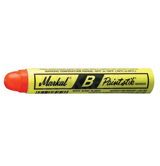 Маркер на основе твердой краски флуоресцентный (оранженый) F Paintstik MARKAL 82834 (82834) 
