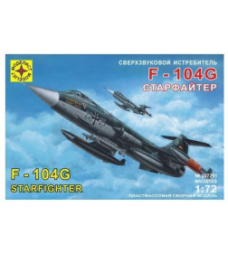 Игрушка самолет  сверхзвуковой истребитель F-104G "Старфайтер" (1:72) ПН207201 Моделист