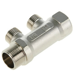 Коллектор резьбовой FM 3/4",1/2" х 2 AQUALINK СС02421