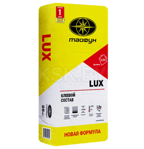 Клей для плитки LUX, 25кг