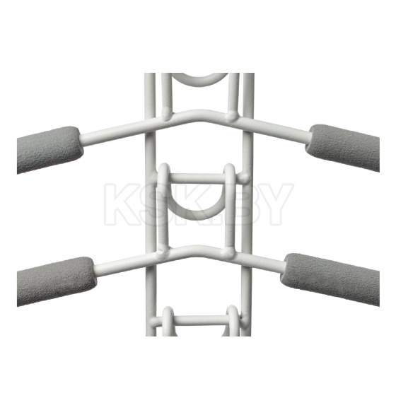 Вешалка-трансформер для одежды 5 в 1, 38x40, «ГИНГО», металл, пена, серая (TD 0723) 