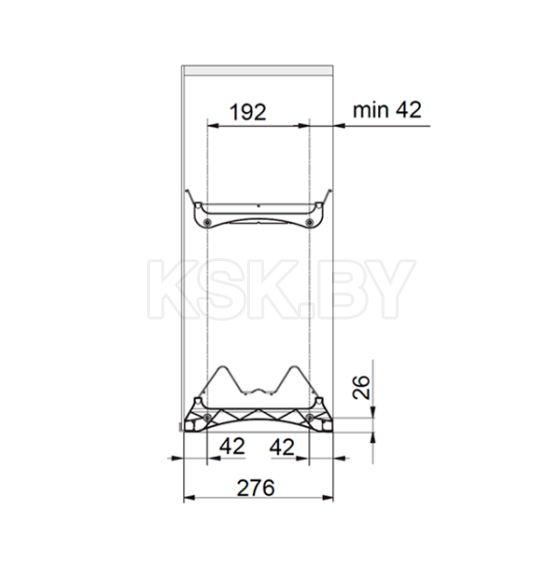 Сушка Hart Optima 3 L-700, Хром (956452) 