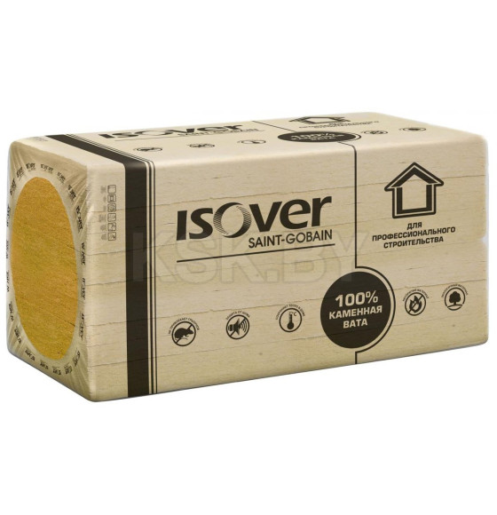 Утеплитель базальтовый Isover ФАСАД МАСТЕР 100х600х1000мм (1,8 м.кв.;0,18куб)