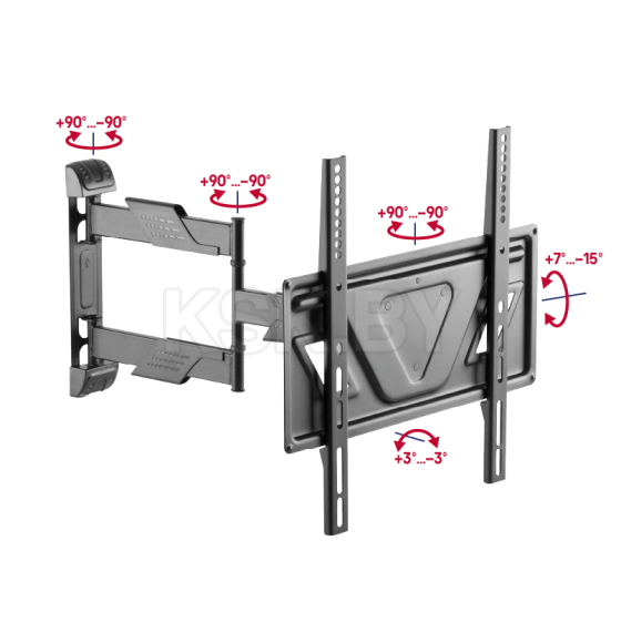 Кронштейн для телевизора наклонно-поворотный MAUNFELD MTM-3255FMDS (КА-00020596) 