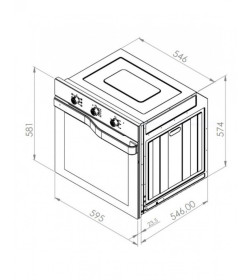 Электрический духовой шкаф Schtoff, Decor 600